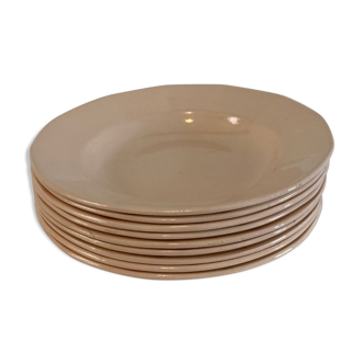 Service of powder pink hollow plates