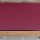 Antique desk with 2 drawers and burgundy faux leather top - Very good condition -