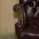Vintage Chesterfield office chair with high back in Heritage leather.