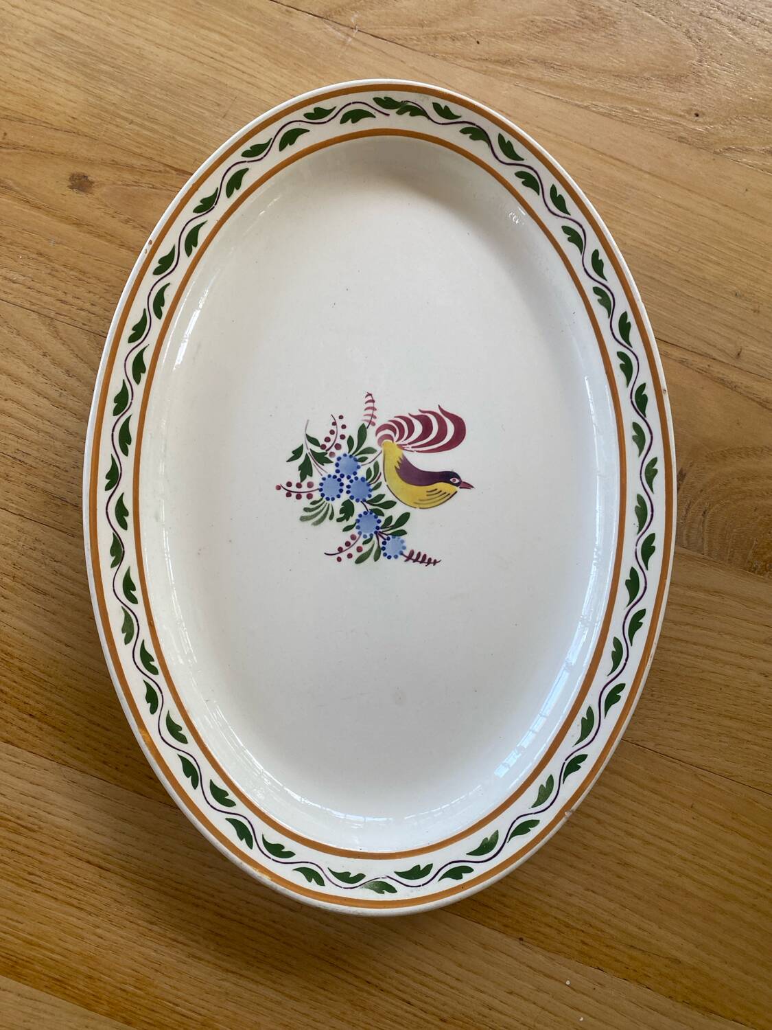 La Louvière oval dish