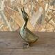 Vintage brass duck
