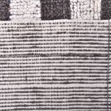 9x11 Brown & White Checkered Moroccan Rug, 269x349Cm