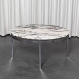 Round marble coffee table
