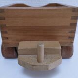 Large wooden train stamped Wog Austria