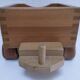 Large wooden train stamped Wog Austria