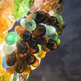 Murano chandelier in bronze and bunches of grapes