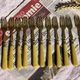 Set of 12 Dessert Cutlery - 1930s - Vintage Dessert Forks