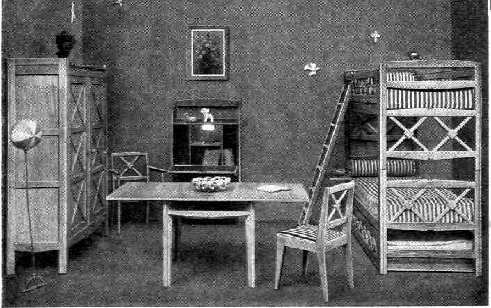 Petit bureau de dame Atelier Saint Sabin 1955/1960