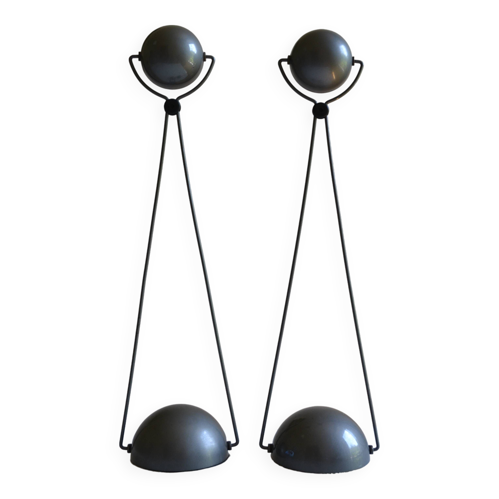Paire de lampe postmoderniste " meridiana " par Paolo Piva pour stefano Cevoli