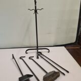 Wrought iron fireplace kit