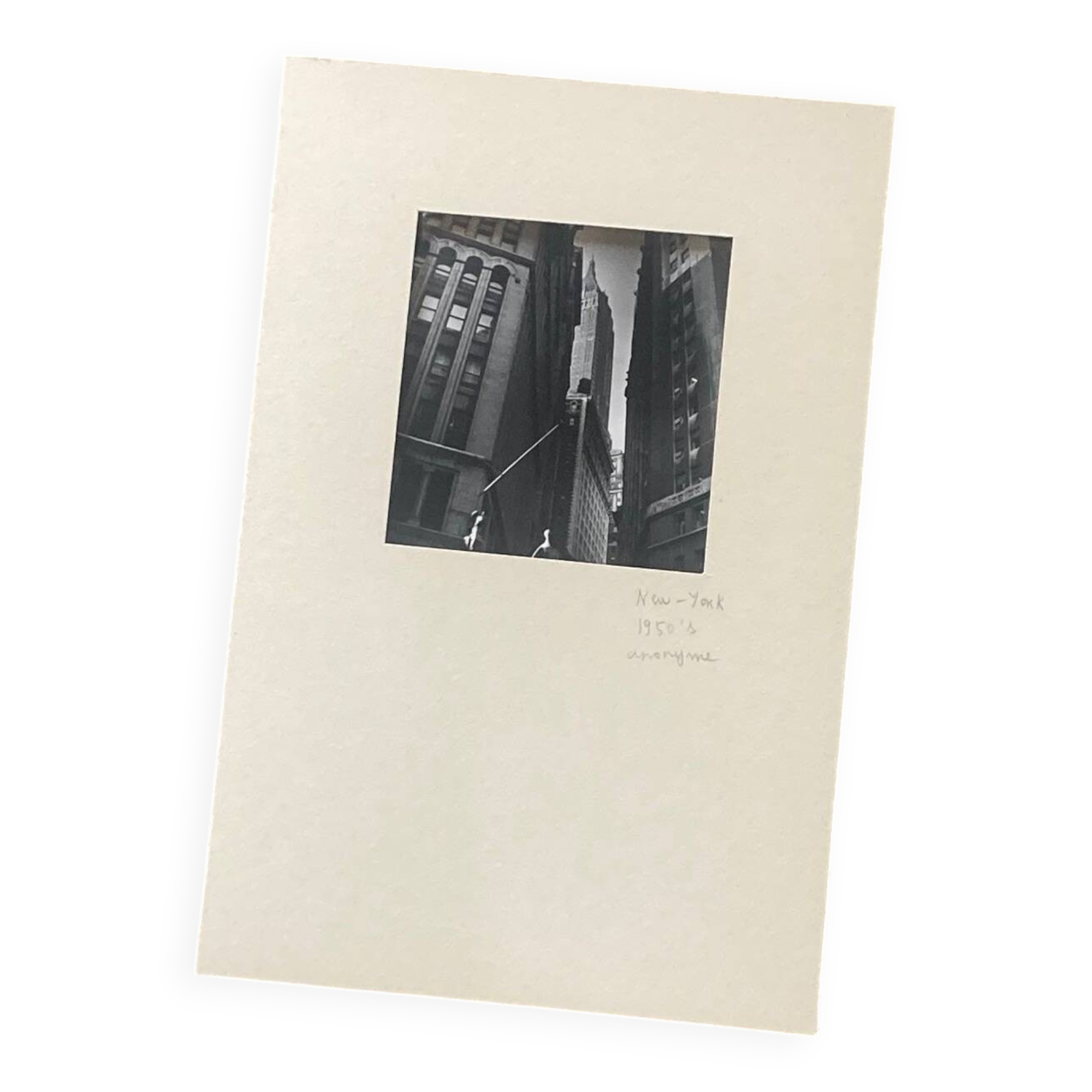 Photo vintage de New-York dans les années 50