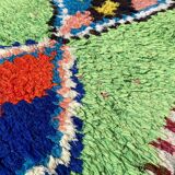 Tapis berbere boucherouite vintage 80x250 cm