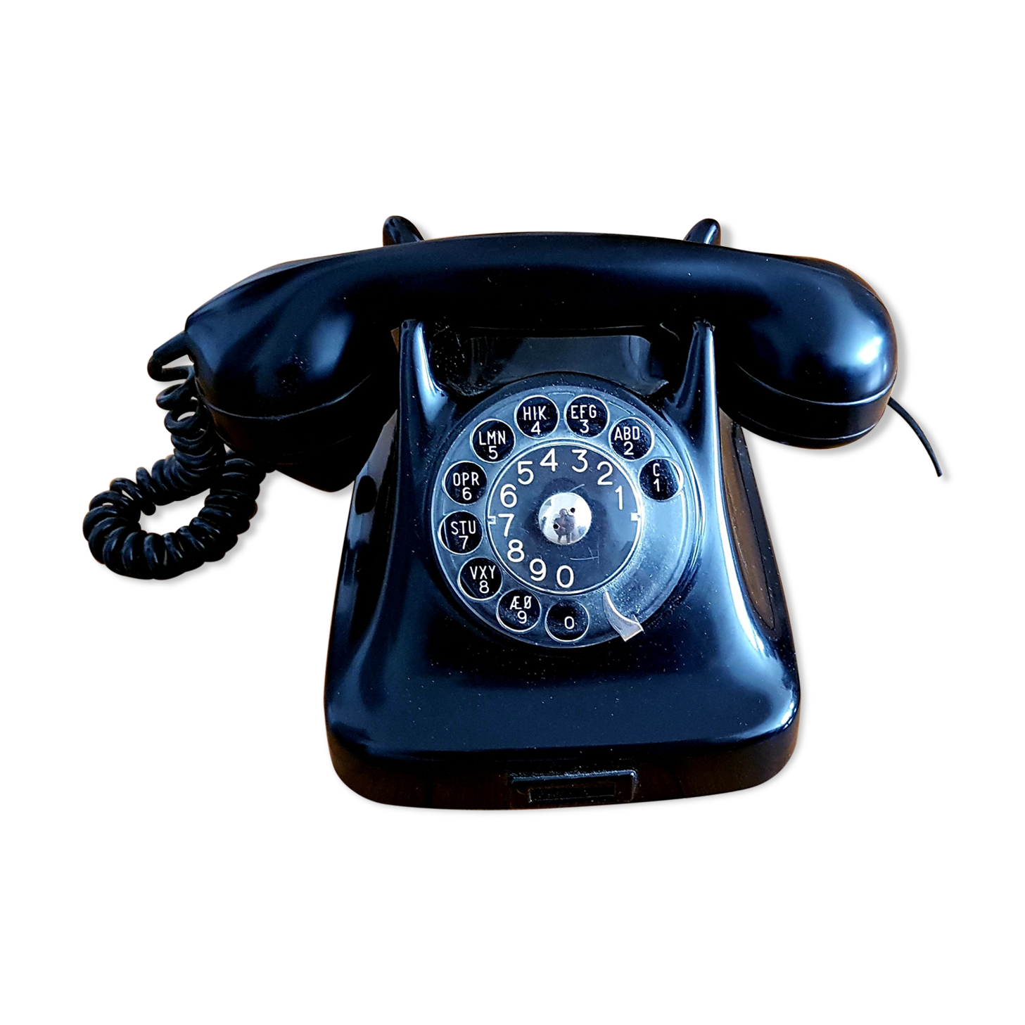 Kristian Kirks 50's black vintage phone