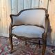 Office chair in wicker – Louis XV style – Walnut – 19th century