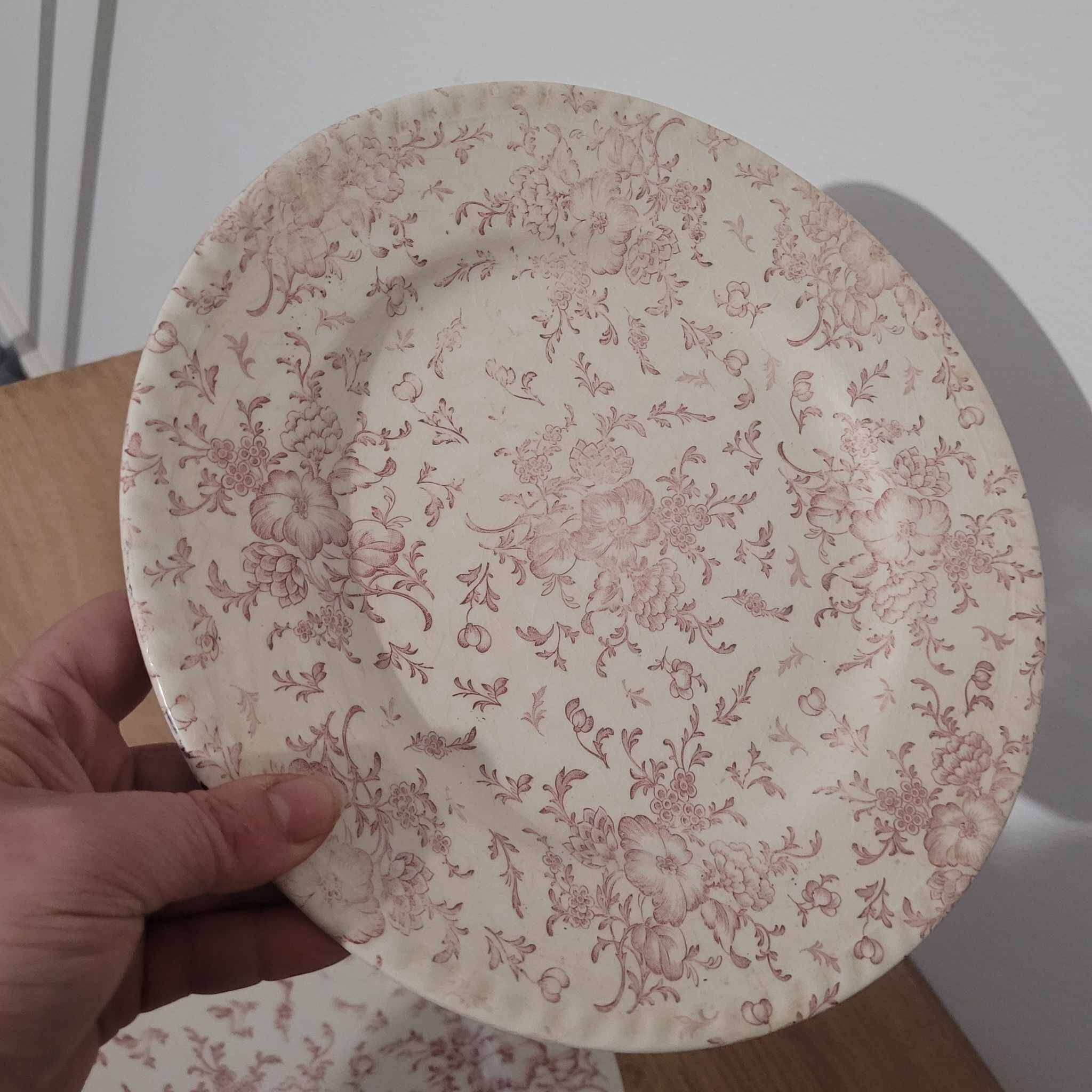 16 assiette Lunéville Englishstyle