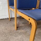 Suite 4 chaises scandinaves Fritz Hansen