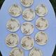 Set of 12 Terre De Fer Plates Manufacture Moore & Co Model Como