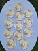 Lot De 12 Assiettes Terre De Fer Manufacture Moore & Co Modèle Como