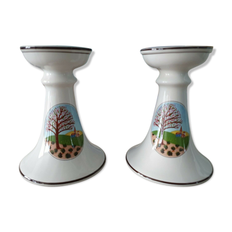Pair Of Villeroy And Boch Model Lapleau
