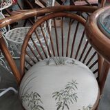 Vintage rattan garden furniture