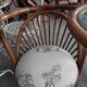 Salon de jardin rotin vintage