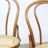 Chaise de bistrot vintage en bois courbé