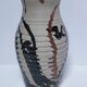 vase grès glaçure tenmoku signé cp