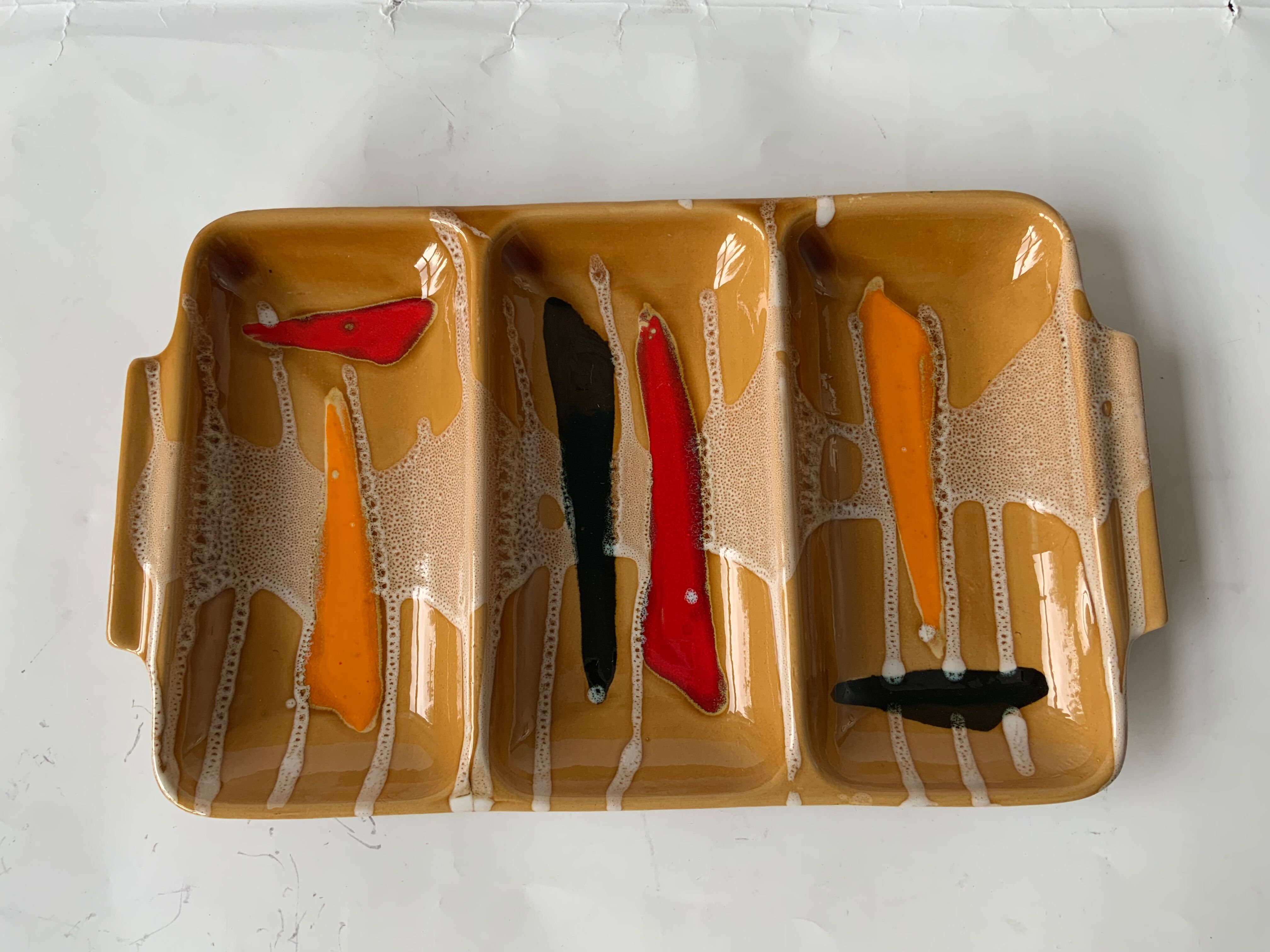 Compartment dish 50' Selency x Monoprix Croisé Laroche