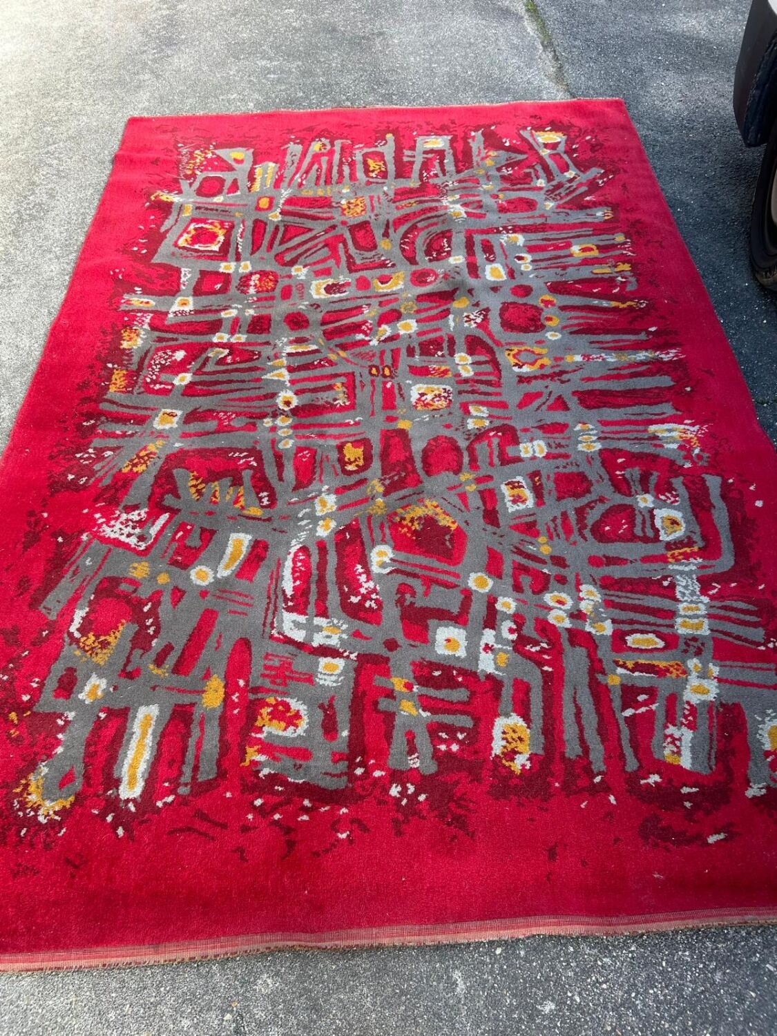 Robert WOGENSKY (1919-2019) rug from the 1970s, dimensions 3 x 2 m.