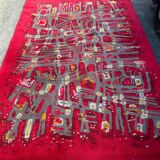 Robert WOGENSKY (1919-2019) rug from the 1970s, dimensions 3 x 2 m.