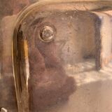 Large 19th century silver-plated copper serving tray - 80 x 48 cm