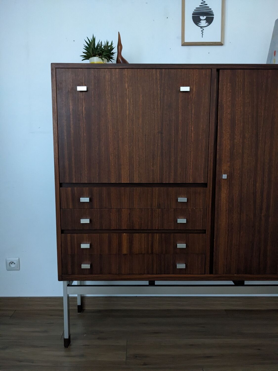 vintage secretary desk Scandinavian design