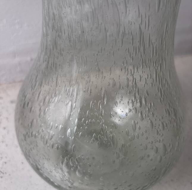 Bubble glass vase from Biot