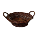 Wicker fruit basket with handles