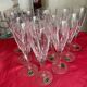 Flutes à champagne cristal taillées main