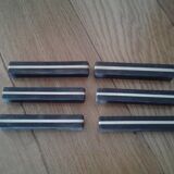 6 Ebony knife carriers and inlay noble material