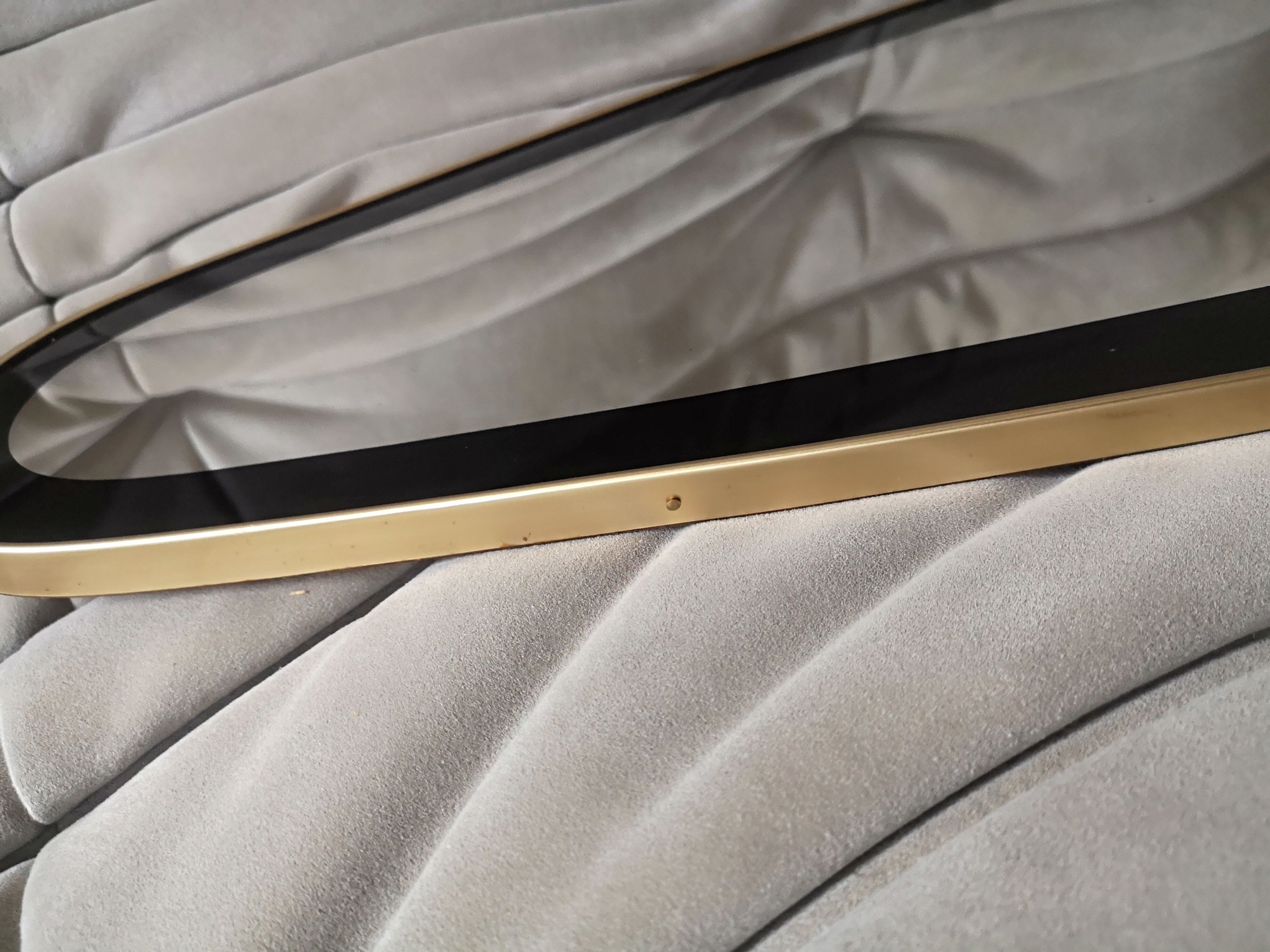 Scandinavian mirror design 1970 free form