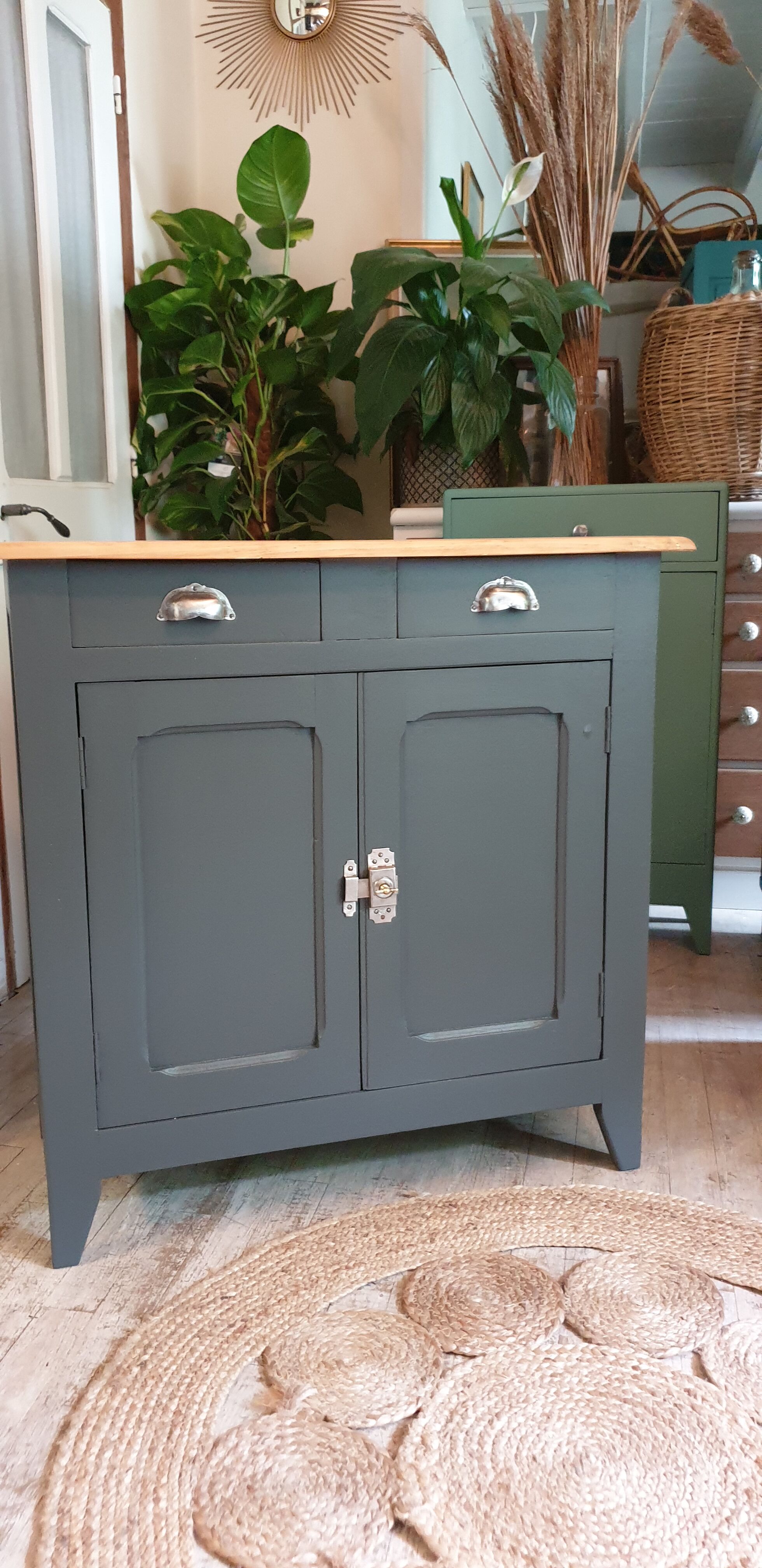 Grey Parisian buffet