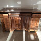 Old solid wood buffet
