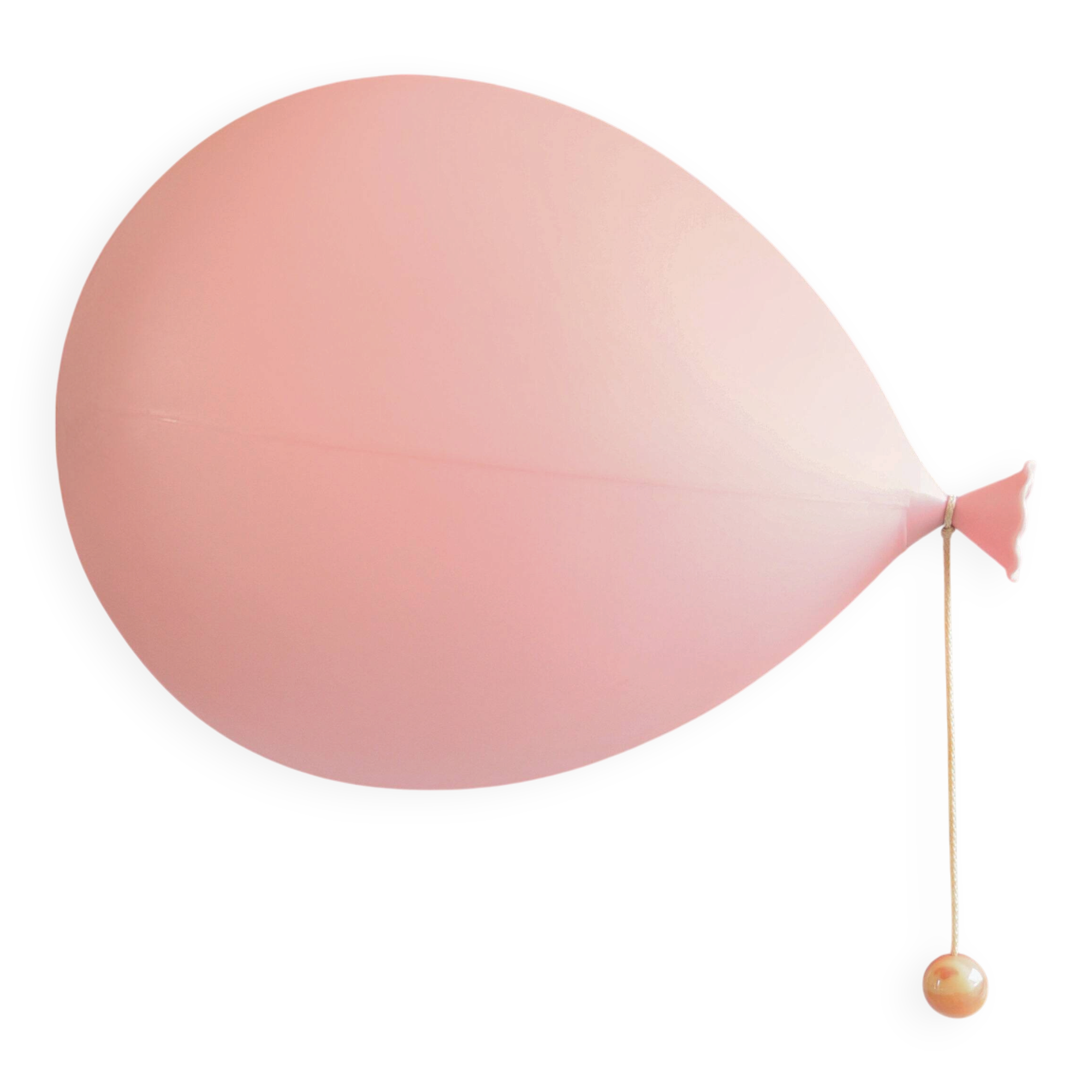 Bilumen 'Balloon' pink wall lamp by Yves Christin, Italy, 1980s.
