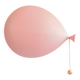 Bilumen 'Balloon' pink wall lamp by Yves Christin, Italy, 1980s.