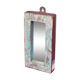 Mirror mural mini deco ancient teck blue skate 8x15cm