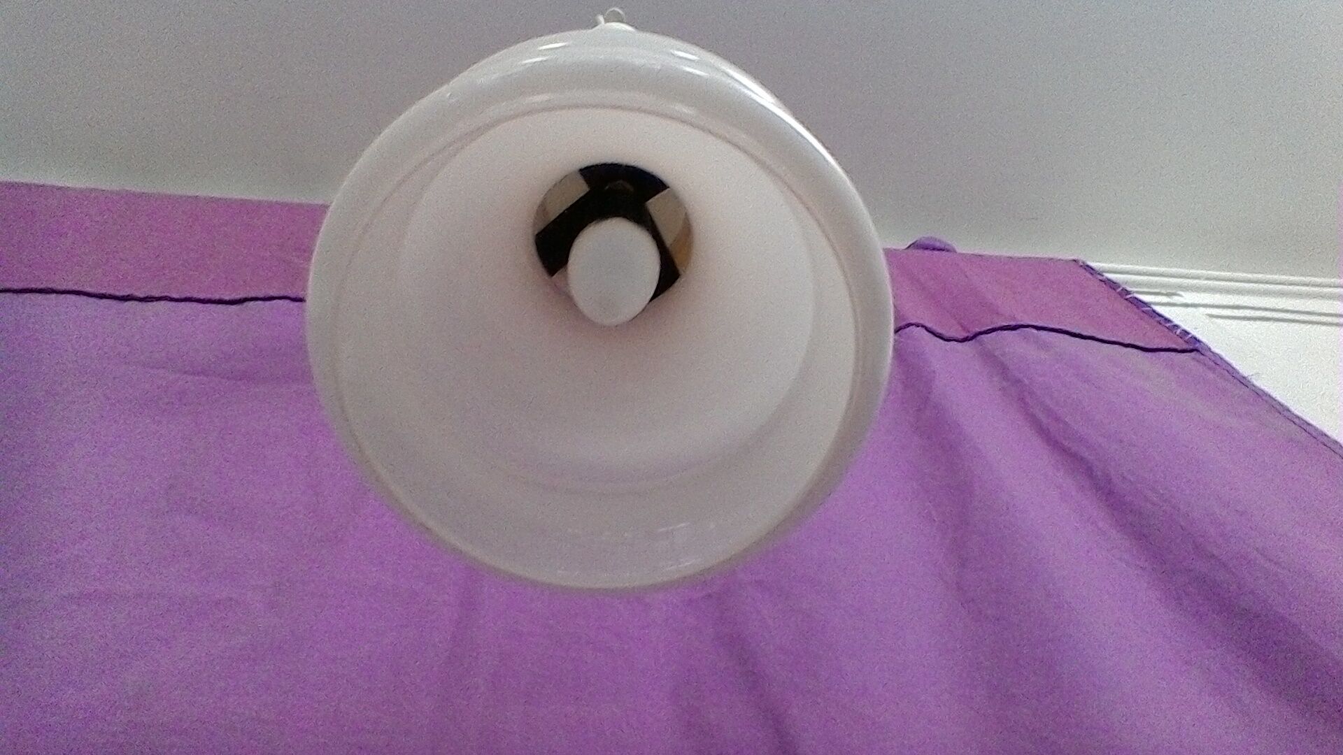 Hanging in opaline 70" vintage.