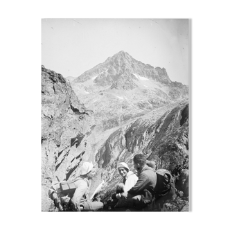 Ilford 310 black and white baryta paper silver photo MOUNTAIN ALPINISM 40x60cm