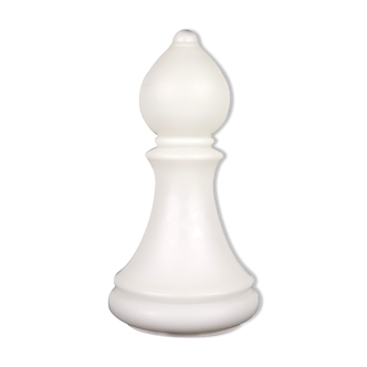 Bishop chess glass lamp by Ivan Jakes for Osvětlovací Sklo, 1970s