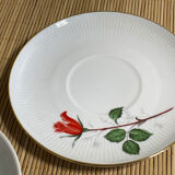 Duo of pink décor cups