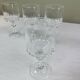 4 crystal glasses