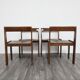 Chaises en bois vintage, années 1960, ensemble de 4