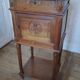 Antique wooden bedside table