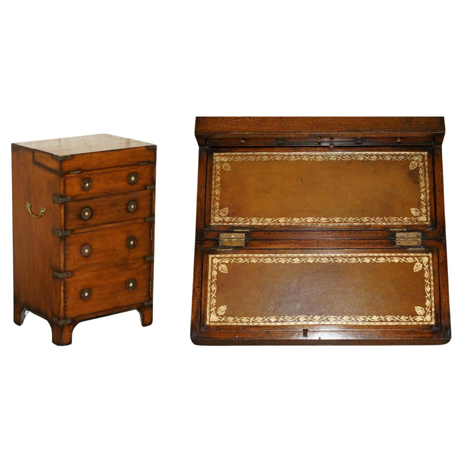 Harrods Kennedy Leather Slope Desk with Drawers